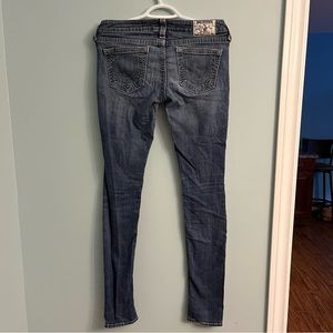 True Religion super low rise skinny jeans size 28